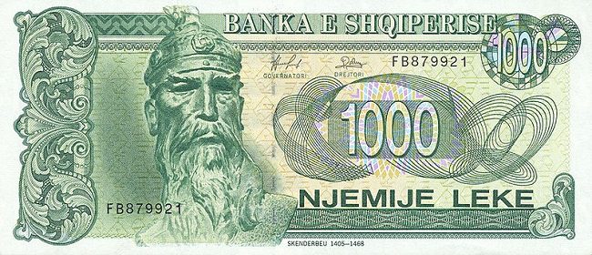 שטר כסף אלבני