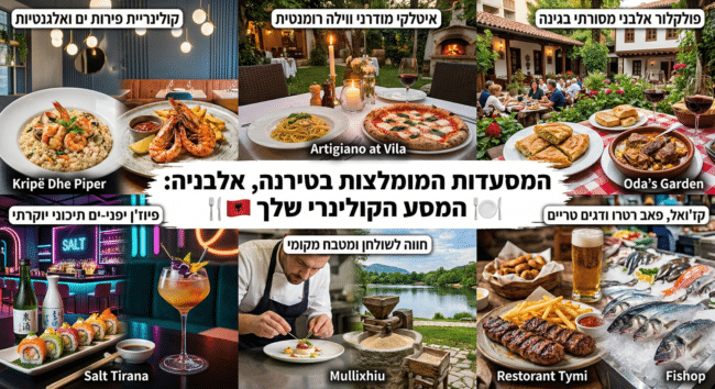 המסעדות הכי מומלצות בטירנה